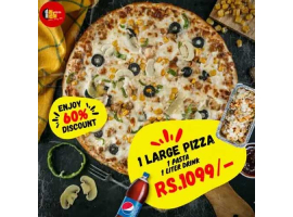 Day Night Pizza! Enjoy 60% Discount On Deal 4 For Rs.1099/-image-1128